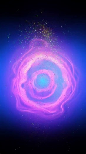 Sci-Fi Relaxing VJ ✨ Deep Space Ambient Loop #shorts