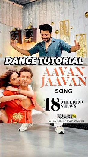 Aavan Jaavan | Dance Tutorial | Hrithik Roshan | #ytshorts #dance