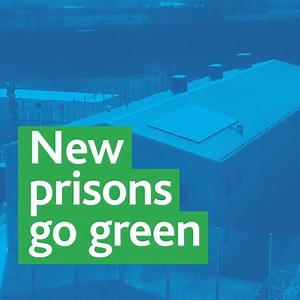 Our new prisons are sustainable prisons 🌱 Designed to emit at least 85% less CO2 than previous builds, our green prisons will save over £100m in energy costs over the next 60 years. Through technology like heat pumps, efficient lighting systems and thousands of solar panels, these new prisons are one step closer towards tackling climate change. Learn more about our ambitious green prison building programme here: https://www.gov.uk/government/news/uk-s-greenest-and-most-innovative-prison-unveile