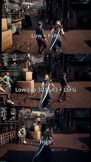 Final Fantasy VII Remake - Best Steam Deck Settings (FSR 3 + Frame Generation)
