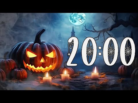 20 Minute Spooky Pumpkin Halloween Timer
