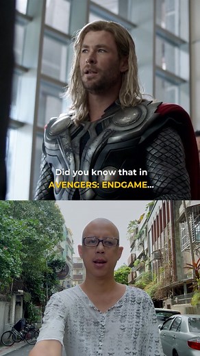 Did you know that in AVENGERS: ENDGAME... Thor says he's going for a "bit of lunch and then Asgard." The "lunch" refers to the shawarma joint in The Avengers post-credit scene. | Allen Tsai
