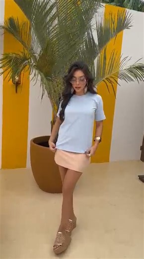 T-SHIRT LISA - AZUL LIGHTNESS