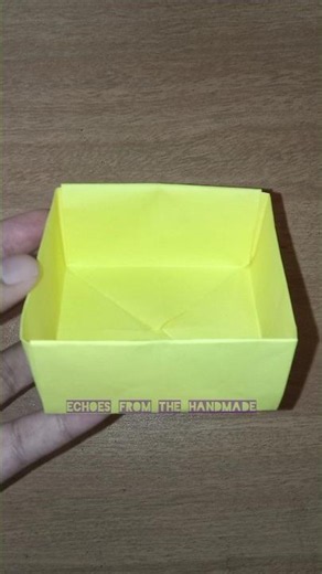 How to make an Easy Origami Paper Box! 📦✨