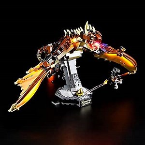 BRIKSMAX Led Lighting Kit for LEGO-76406 Hungarian Horntail Dragon - Compatible with Lego Harry Potter Building Blocks Model- Not Include The Lego Set