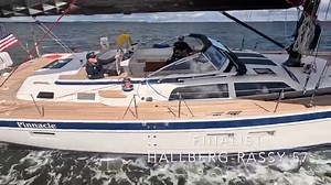 The Hallberg-Rassy 57 is a finalist for US Boat of the year 2024, Full Size Cruiser. Repost Cruising World Magazine Designing and building big cruising boats is a pursuit that continues to evolve, both technically and creatively. Nowhere was this reality on better display than with the trio of yachts that comprise the Full-Size Cruiser class for 2024. Congratulations to finalist Hallberg-Rassy 57 Video footage: Dave Reed, Walter Cooper Music: Bonnie Grace/Epidemic Sound https://www.hallberg-rass