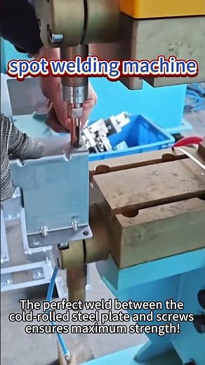 How to Weld Galvanized Steel Plates to Screws with a Spot Welding Machine
