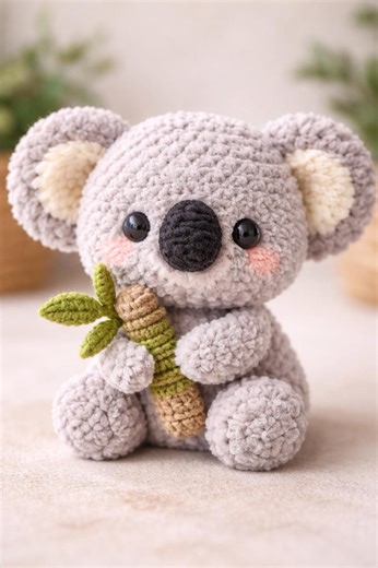 Amigurumi Koala Crochet Pattern, Plush Toy (PDF Pattern) - Etsy