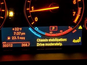 BMW - Fxx - ABS fault "Chassis stabilization: Drive moderately"
