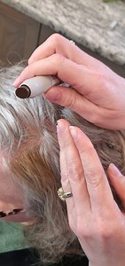 ROOT TOUCH UP STICKS LAUNCHED! - 3 colors to pick from: Light Brown/Blonde, Medium Brown, Dark Brown/Black. Use code CHEERS to get yours 60% off http://t.langehair.com/SH6JR ad 🎉Covering the grey, between your trips to the salon has never been easier! L'ange's newest product, the ROOT TOUCH-UP STICK is amazing. Goes on smooth and blends well with your other hair while covering the grey. 🎁 The mineral oil and beeswax help it stay in place but still be creamy smooth. Also no more "color runs" wh