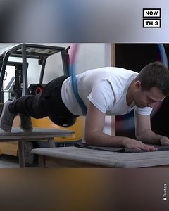 513K views · 1.2K reactions | A German man set a world record for hula hooping while planking, holding it for 6 minutes and 34 seconds. 'The hardest part is the plank,' said Kai Sandmeyer. 'I hardly notice the hula hoop, which I've known since childhood, so that's really not the problem, but holding the plank for that long is very tiring and I had to properly train for it.' | NowThis | Facebook