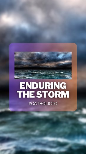 10K views · 508 reactions | Enduring the Storm #perseverance #sufferingendurance #catholic #christian #biblestudy | Catholic Latte | Facebook