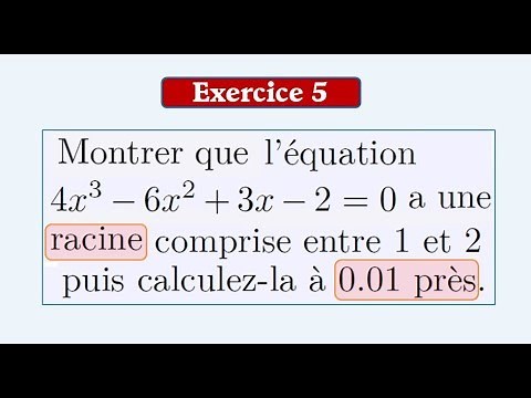 Exercices Corrigés: La Continuité:Théorème des valeurs intermédiaires et méthode de dichotomie