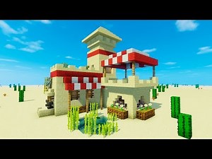 ДОМ В ПУСТЫНЕ ИЗ ПЕСЧАНИКА В МАЙНКРАФТ, УРОК, ПОСТРОЙКА (DESERT STARTER HOUSE MINECRAFT)