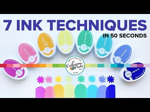 7 Ink Techniques with CP Ink in 50 Seconds!