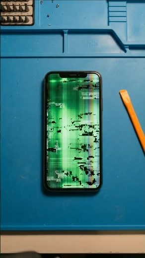 Water Damaged Phone Screen 😱 Can It Be Fixed? 🔧 #shorts #mobilerepairing #waterdamage