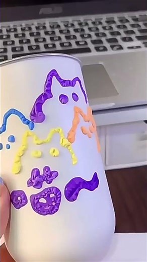 🍿 KRySt Popcorn 6 Puffy 3D Colour Pens for Kids 🎨✨Watch Your Child’s Art Pop Up in 3D Magic! 💥🖍️