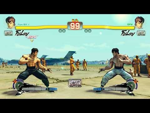 Fei Long vs Fei Long (Hardest) Street Fighter 4. | Epic Battle