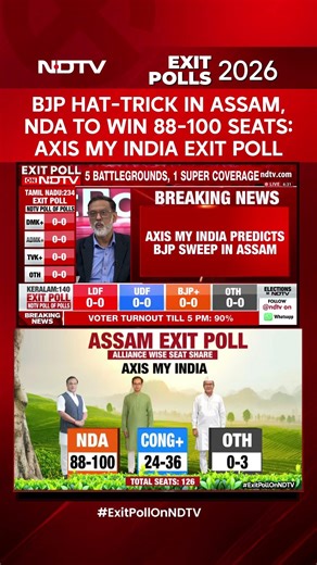Axis My India Exit Poll: NDA Projected Clear Victory In Assam