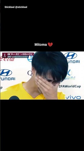 Mitoma Injury 💔 #football #mitoma #worldcup #japan