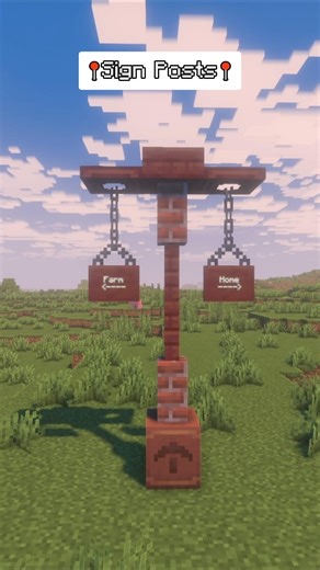 Aesthetic Sign Posts in Minecraft! 📍✨