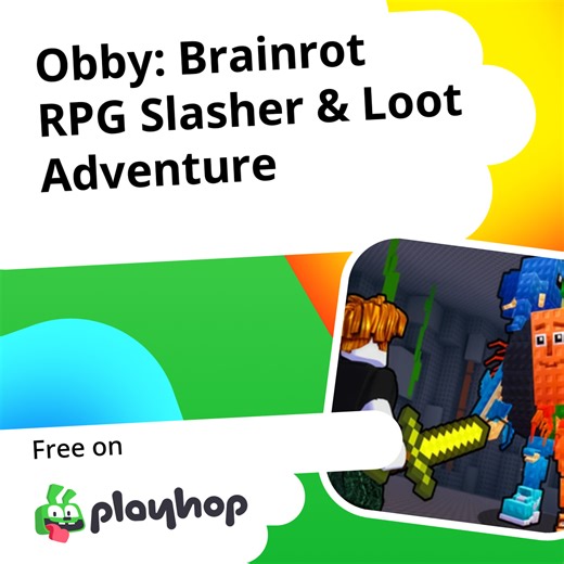 Obby: Brainrot RPG Slasher & Loot Adventure: Play Online For Free On Playhop