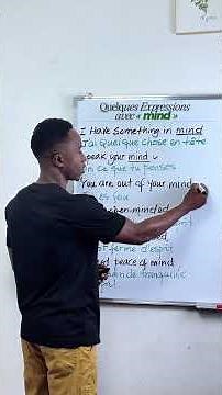 Quelques expressions anglaises avec MIND #expressionsanglaises #anglesanfose #teacherkerlin