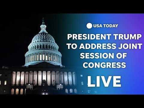 Watch live: President Donald Trump to address joint session of Congress