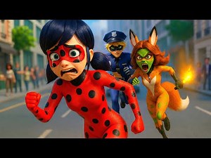 LadyBug Escapes From Zombie Rena Rouge… And the Secret Escape Plan Begins! 🧟‍♂️ 😱