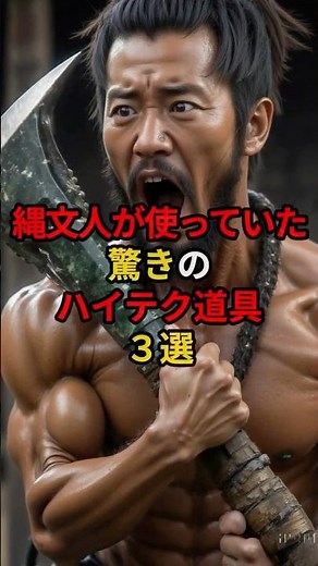縄文人が使っていた驚きのハイテク道具３選 #歴史 ＃昔話 ＃縄文時代