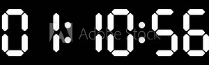 01:10 - 60 Second Full-Screen Countdown Timer with 7-Segment Display | 1:10 AM (One O'Clock Ten Minutes) | One O'Clock, Ten Minutes