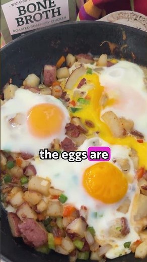 Bone Broth Breakfast Skillet #recipe