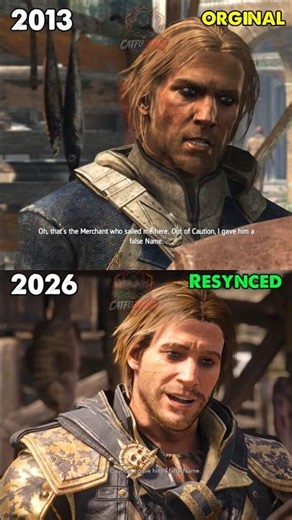 AC Black Flag Resynced VS Original | Edward Hello Edward #gaming #AssassinsCreed #BlackFlag