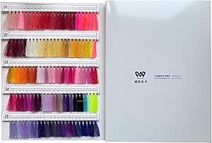 Polyester Thread Color Card for Color Matching 500 Colour Chart