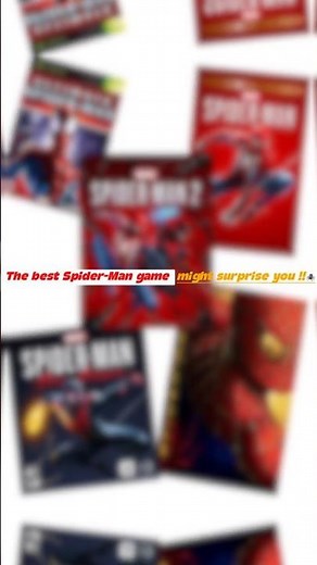 Top 5 Spider Man games from worst to best ️🕷️