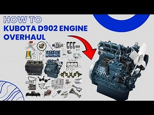 Kubota D902 Full Engine Overhaul | Piston, Rings, Head & Timing Repair