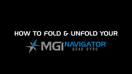 MGI Navigator Quad Gyro - How to fold & unfold caddy