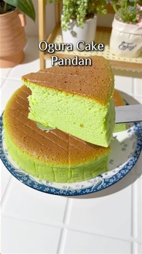 Super moist, not dry at all | Ogura pandan cake ✨