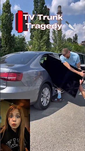 TV Trunk Tragedy #DIYFail #viral #shorts #unitedstates