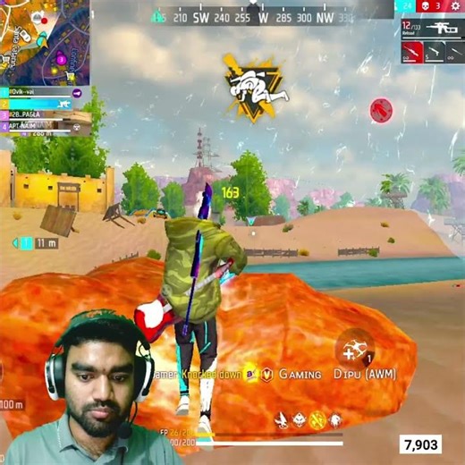 Raju Gamer VS Gaming With Dipu #freefire#rajugamer #shorts