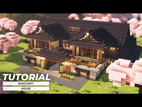 Minecraft : How to build a Japanese House (Ryokan)