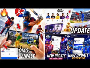 E Cricket OMG! Finally 🫨 Real Cricket Update 😍 WCC4 APK 🥳 ICC Cricket Android 🤓 Big News!