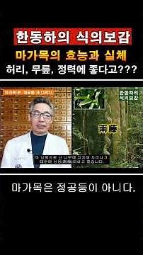 마가목의 효능과 실체. 마가목은 정공등이 아니다. [식의보감]