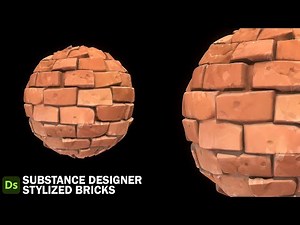 Stylized Bricks - Substance 3D Designer
