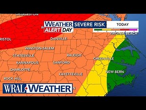 North Carolina Forecast: Level 3 storm risk for central NC, 'feels-like' temps up to 107 degrees
