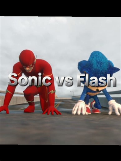 Sonic vs Flash fan-made Animation 🔥 Out Now on YouTube! #sonic #flash #animation #blender