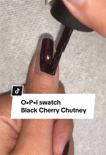Vampy Nails: OPI Black Cherry Chutney Swatch & Review
