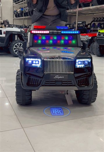 Kids Rolls Royce Police Jeep Ride-On Car Experience