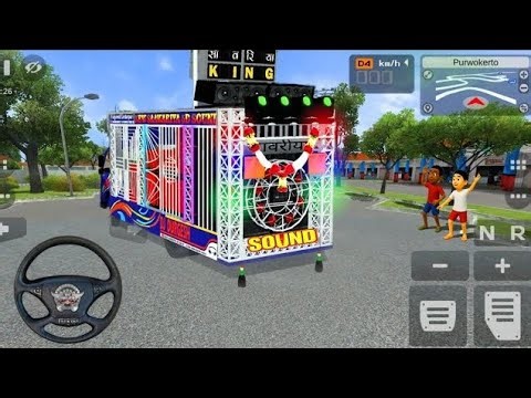 Dj truck game ! Dj truck gameplay ! Dj truck mod ! bus simulator Indonesia ! Bollywood Dj song.