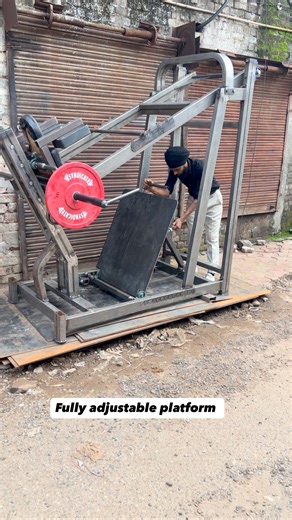 Mother of all squats swing squat machine Adjustable wide platform with adjustable grips that help to target your quads and glutes | Gym Equipment Manufacturer ! Syndicate Gym Industries